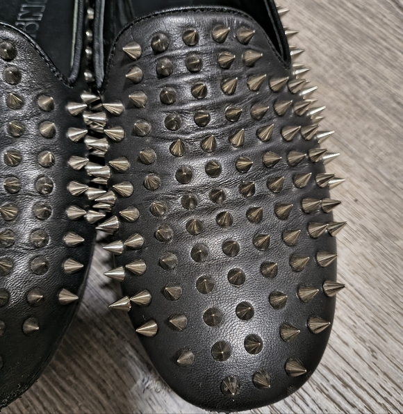 UNIF Hellraiser Studded Leather Loafers - Picture 3 of 10